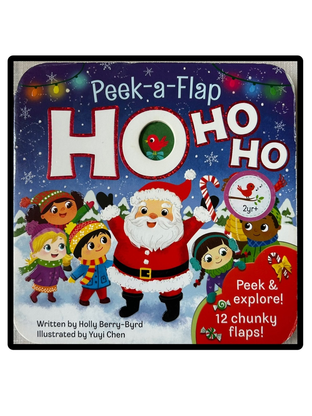 BUNDLE & SAVE🎉 Peek-a-Flap Ho Ho Ho! Chunky Board Book